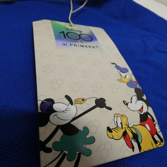 Disney Mickey Mouse Large Blue Tote Bag Reusable Shopping Grocery 21x16x6 NWT - Picture 4 of 6
